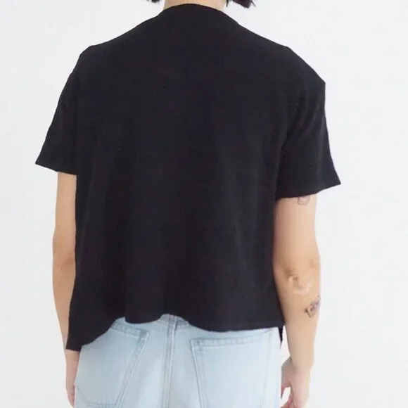 Vintage Richard Sport Black Butterfly Embroidered Zip Front Knit Vest L - Picture 2 of 9